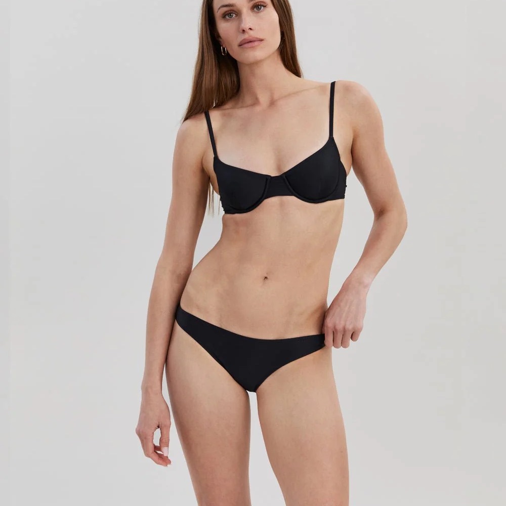 SOLID & STRIPED EVA Bikini Set NWT